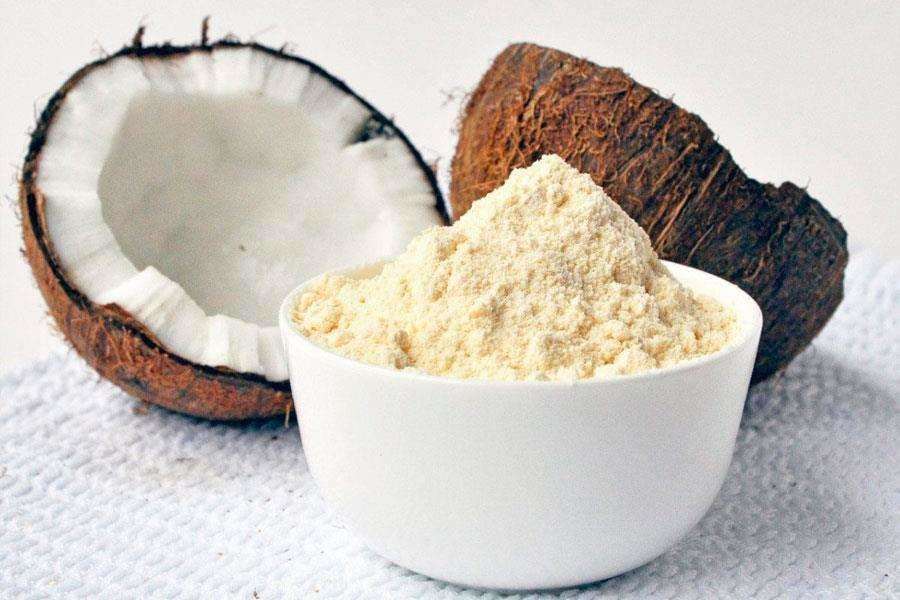 Harina de coco, libre de gluten y fuente de fibra